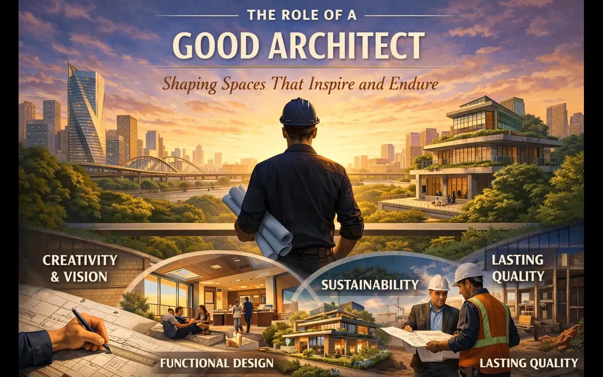The Role of a Good Architect: Shaping Spaces That Inspire and Endure